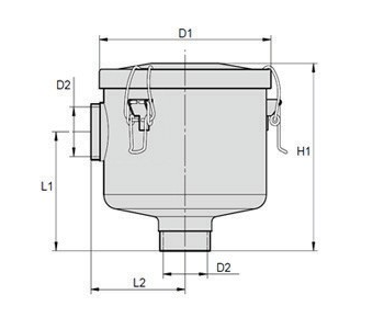 Filtre à air - PLS-M12F-NCB-080 - VacMotion - à tamis / en acier inoxydable  / en nylon